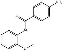 4-AMINO-N-(2-METHOXY-PHENYL)-BENZAMIDE 结构式