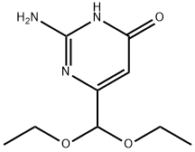 2-氨基-6-(二乙氧基甲基)-4(1H)-吡啶酮 结构式