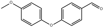 4-(4-甲氧基苯氧基)苯甲醛 结构式