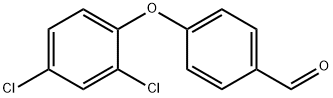 4-(2,4-二氯苯氧基)苯甲醛 结构式