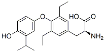 3,5-diethyl-3'-isopropylthyronine 结构式