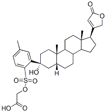 digitoxigenin-3-tosyloxyacetate 结构式