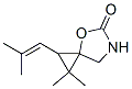 4-Oxa-6-azaspiro[2.4]heptan-5-one,1,1-dimethyl-2-(2-methyl-1-propenyl)- 结构式