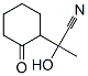 Cyclohexaneacetonitrile,  -alpha--hydroxy--alpha--methyl-2-oxo- 结构式