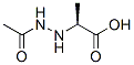 Propanoic acid, 2-(2-acetylhydrazino)-, (S)- (9CI) 结构式