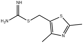 Carbamimidothioic acid, (2,4-dimethyl-5-thiazolyl)methyl ester (9CI) 结构式