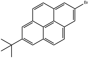 2-溴-7-叔丁基芘 结构式