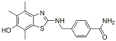 Benzamide,  4-[[(6-hydroxy-4,5,7-trimethyl-2-benzothiazolyl)amino]methyl]- 结构式