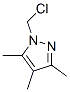 1H-Pyrazole,  1-(chloromethyl)-3,4,5-trimethyl- 结构式