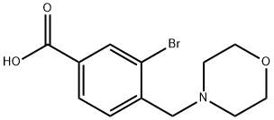 3-Bromo-4-(morpholinomethyl)benzoicacid