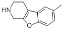 6-METHYL-1,2,3,4-TETRAHYDRO-BENZOFURO[2,3-C]PYRIDINE 结构式