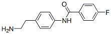 Benzamide, N-[4-(2-aminoethyl)phenyl]-4-fluoro- (9CI) 结构式