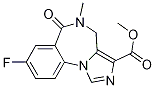 Methyl 8-fluoro-5-Methyl-6-oxo-5,6-dihydro-4H-benzo[f]iMidazo[1,5-a][1,4]diazepine-3-carboxylate 结构式