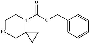 4,7-二氮杂螺[2.5]辛烷-4-甲酸苄酯 结构式