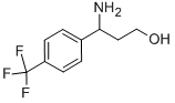 3-(4-三氟甲基苯基)-DL-BETA-氨基丙醇 结构式