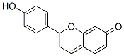 2-(4-Hydroxyphenyl)-7H-1-benzopyran-7-one 结构式