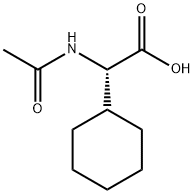 (S)-乙酰基氨基环己基乙酸 结构式