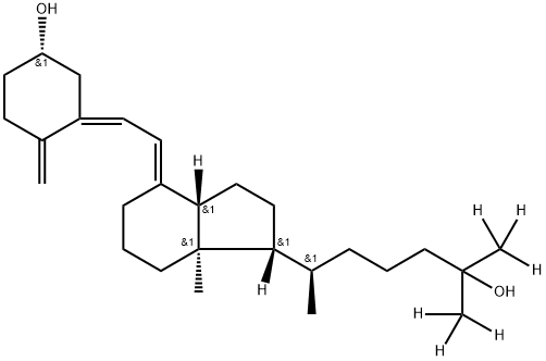 骨化二醇-D6 结构式
