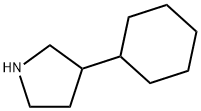 3-环己基吡咯烷 结构式