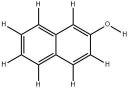 2-羟基萘-D8 结构式