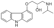 (-)-CARAZOLOL 结构式