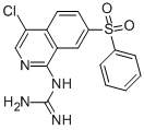 1-(4-CHLORO-7-(PHENYLSULFONYL)ISOQUINOLIN-1-YL)GUANIDINE 结构式