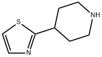 4-THIAZOL-2-YL-PIPERIDINE 结构式