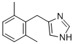 5-(2,6-二甲基苄基)-1H-咪唑 结构式