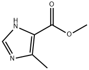 5(4)-甲基咪唑-4(5)-甲酸甲酯 结构式