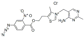 4-azido-2-nitrobenzoylthiamine 结构式