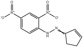 2-Cyclopenten-1-one (2,4-dinitrophenyl)hydrazone 结构式