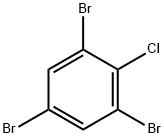 1,3,5-三溴-2-氯苯 结构式