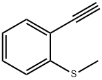 1-乙炔基-2-(甲硫基)苯 结构式