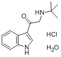 3-(tert-Butylamino)acetylindole hydrochloride hydrate 结构式