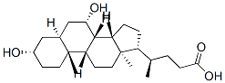 3Β-熊去氧胆酸 结构式
