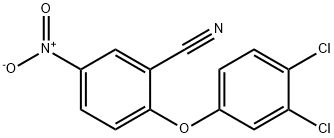 2-(3,4-dichlorophenoxy)-5-nitrobenzonitrile 结构式