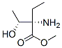 L-Threonine,  2-ethyl-,  methyl  ester  (9CI) 结构式