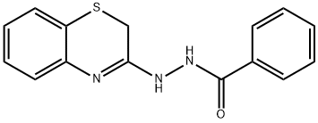 Benzoic acid, 2-(2H-1,4-benzothiazin-3-yl)hydrazide 结构式