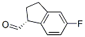 1H-Indene-1-carboxaldehyde,5-fluoro-2,3-dihydro-,(1R)-(9CI) 结构式