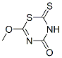 6-methoxy-2-thioxo-2,3-dihydro-4H-1,3,5-thiadiazin-4-one 结构式