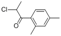 1-Propanone, 2-chloro-1-(2,4-dimethylphenyl)- (9CI) 结构式