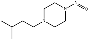 1-异戊基-4-亚硝基哌嗪 结构式