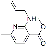 3-Pyridinecarboxylicacid,6-methyl-2-(2-propenylamino)-,methylester(9CI) 结构式