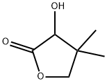 DL-泛酰内酯 结构式