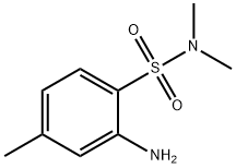 3-amino-N,N-dimethyltoluene-4-sulphonamide  结构式