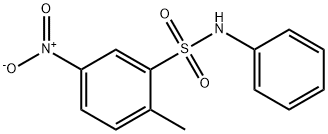 4-nitro-N-phenyltoluene-2-sulphonamide  结构式