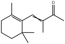 3-甲基-4-(2,6,6-三甲基-1-环己烯-1-基)-3-丁烯-2-酮 结构式