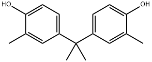 4,4'-(1-甲基亚乙基)双(2-甲基苯酚) 结构式