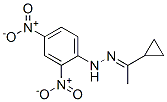 1-[1-[2-(2,4-Dinitrophenyl)hydrazono]ethyl]cyclopropane 结构式