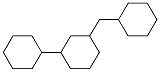 3-(Cyclohexylmethyl)-1,1'-bicyclohexane 结构式